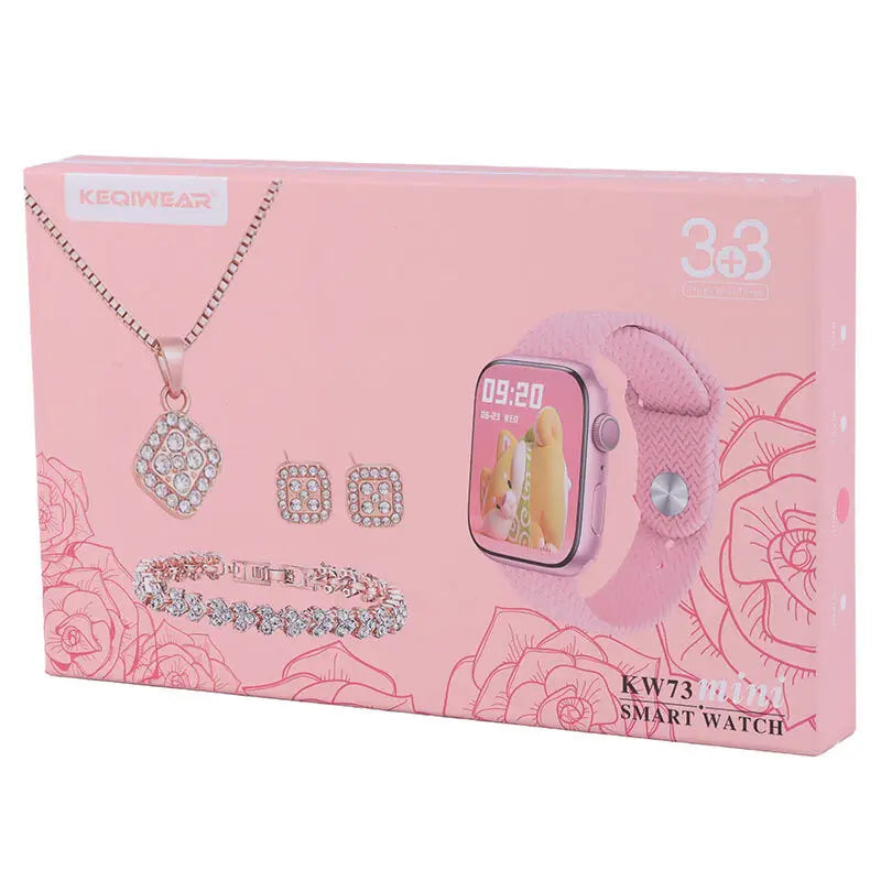 KW73 mini Smartwatch with 3 straps SariQartSariQart Kogi State