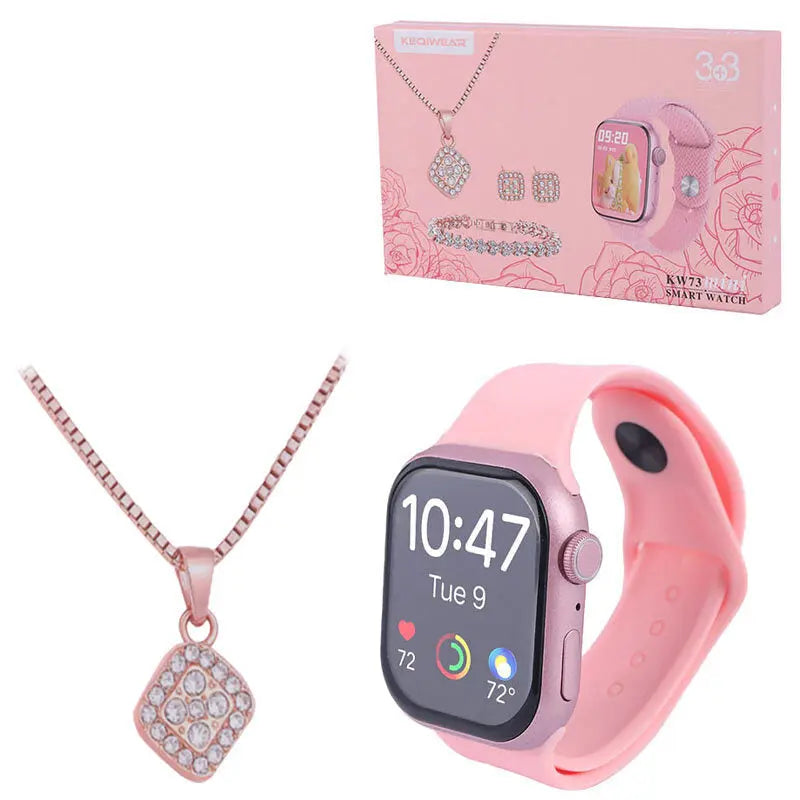 KW73 mini Smartwatch with 3 straps SariQartSariQart Kogi State