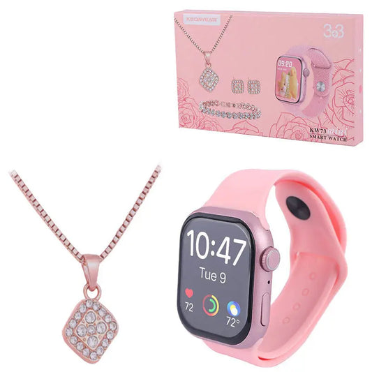 KW73 mini Smartwatch with 3 straps SariQartSariQart Kogi State