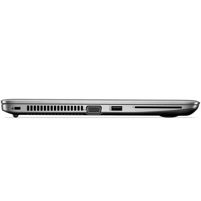 HP EliteBook 840 G3 touchscreen laptop with 14-inch FHD display, Intel Core i5, 8GB RAM, 256GB SSD in silver finish