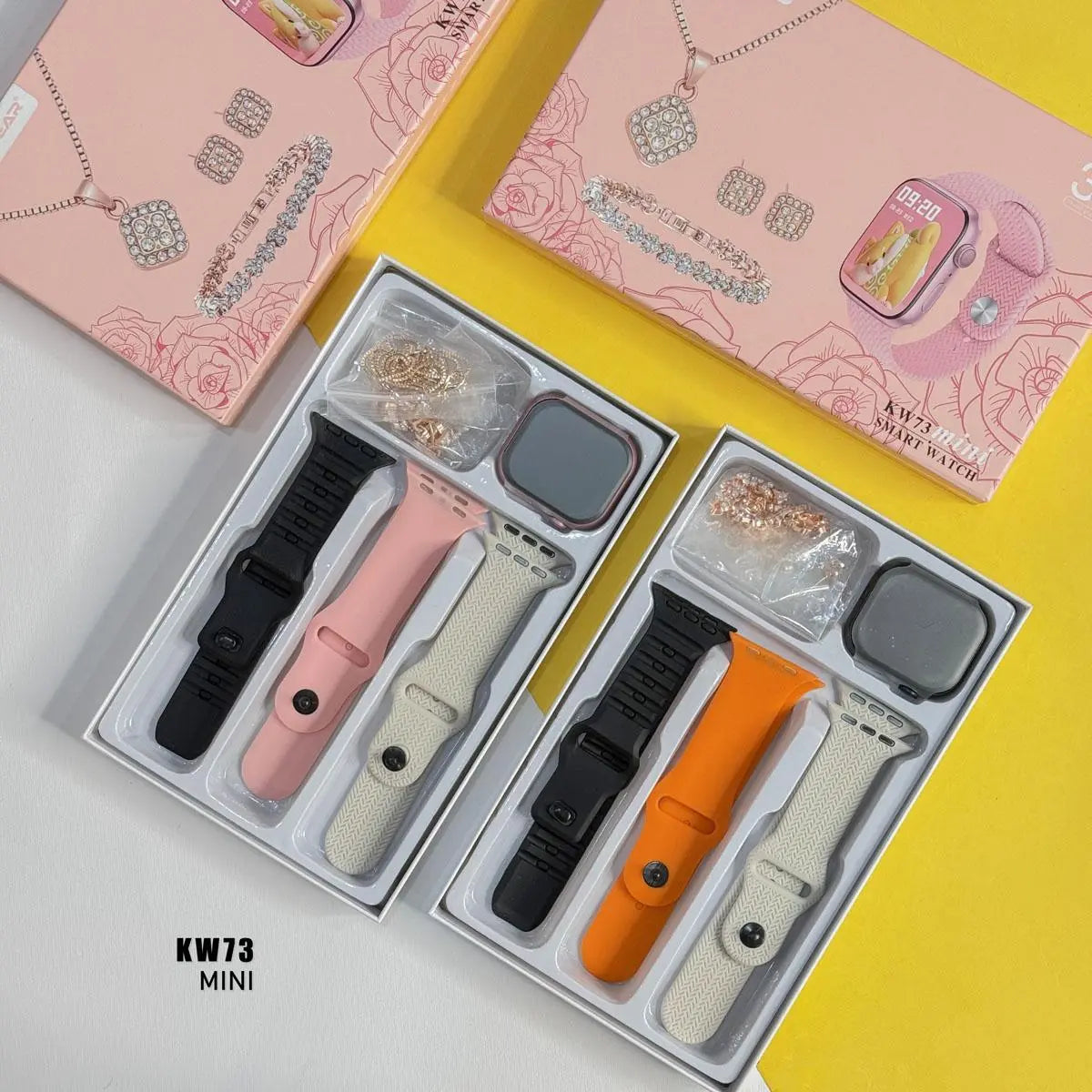 KW73 mini Smartwatch with 3 straps SariQartSariQart Kogi State