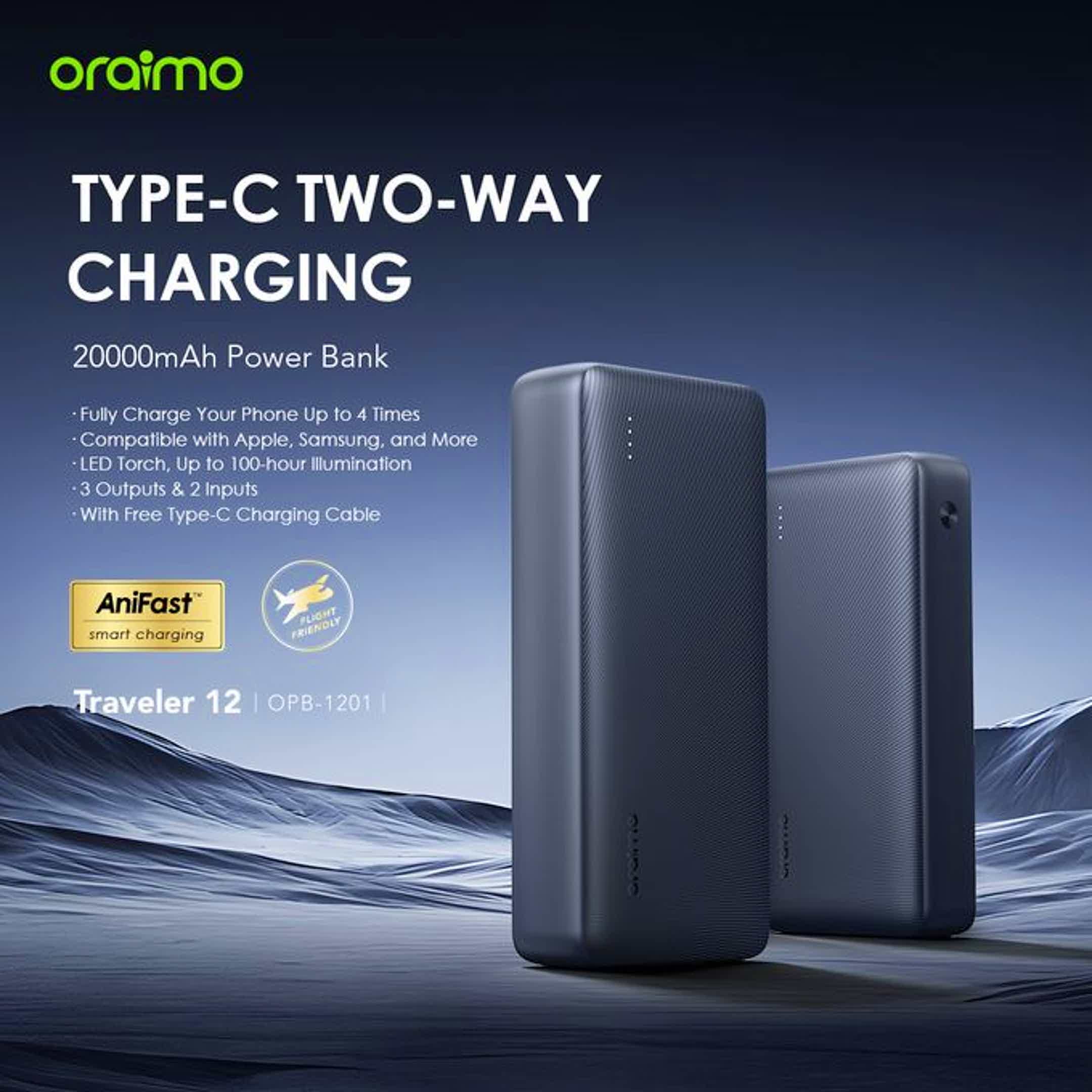 Oraimo 20000mAh power bank