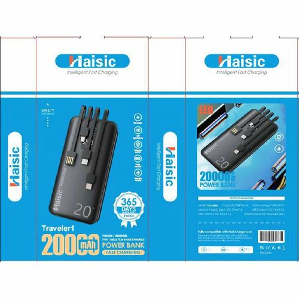 Haisic 20000mAh power bank