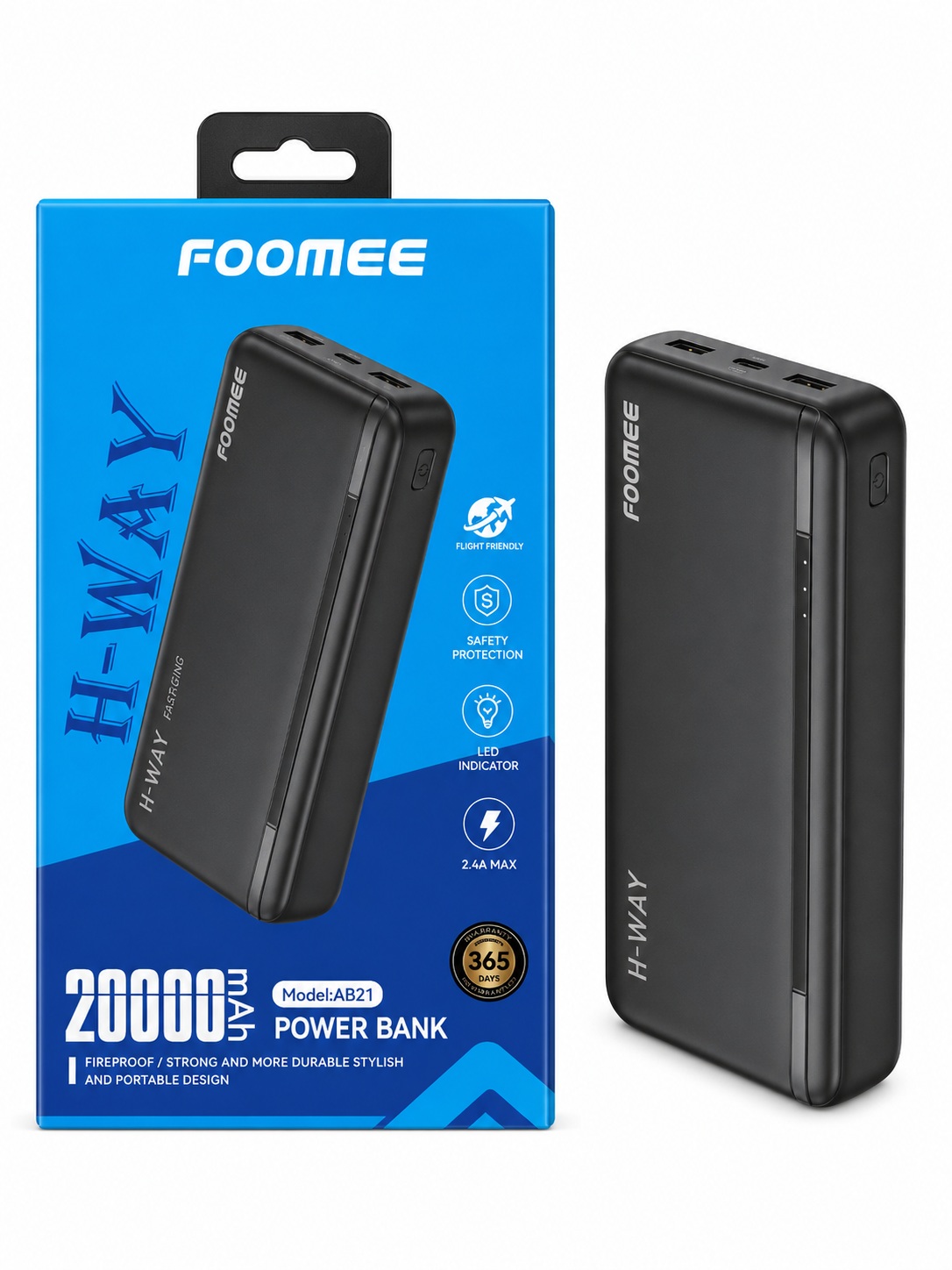 Foomee 20000mAh Power Bank Fast Charging SariQartSariQart Kogi State
