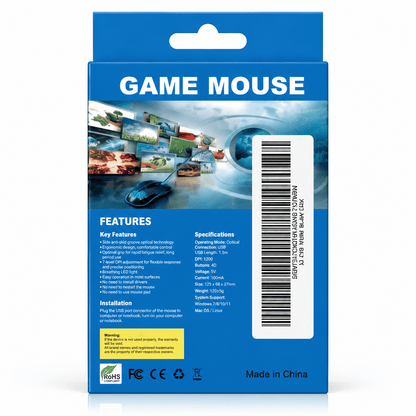 Gaming Mouse – High Precision USB Wired Mouse SariQart