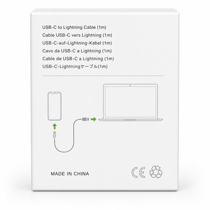 USB-C to Lightning Cable – Fast Charging & Sync Cable SariQart