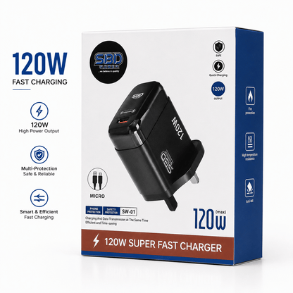 SBD Power 120W Fast Charger SariQart