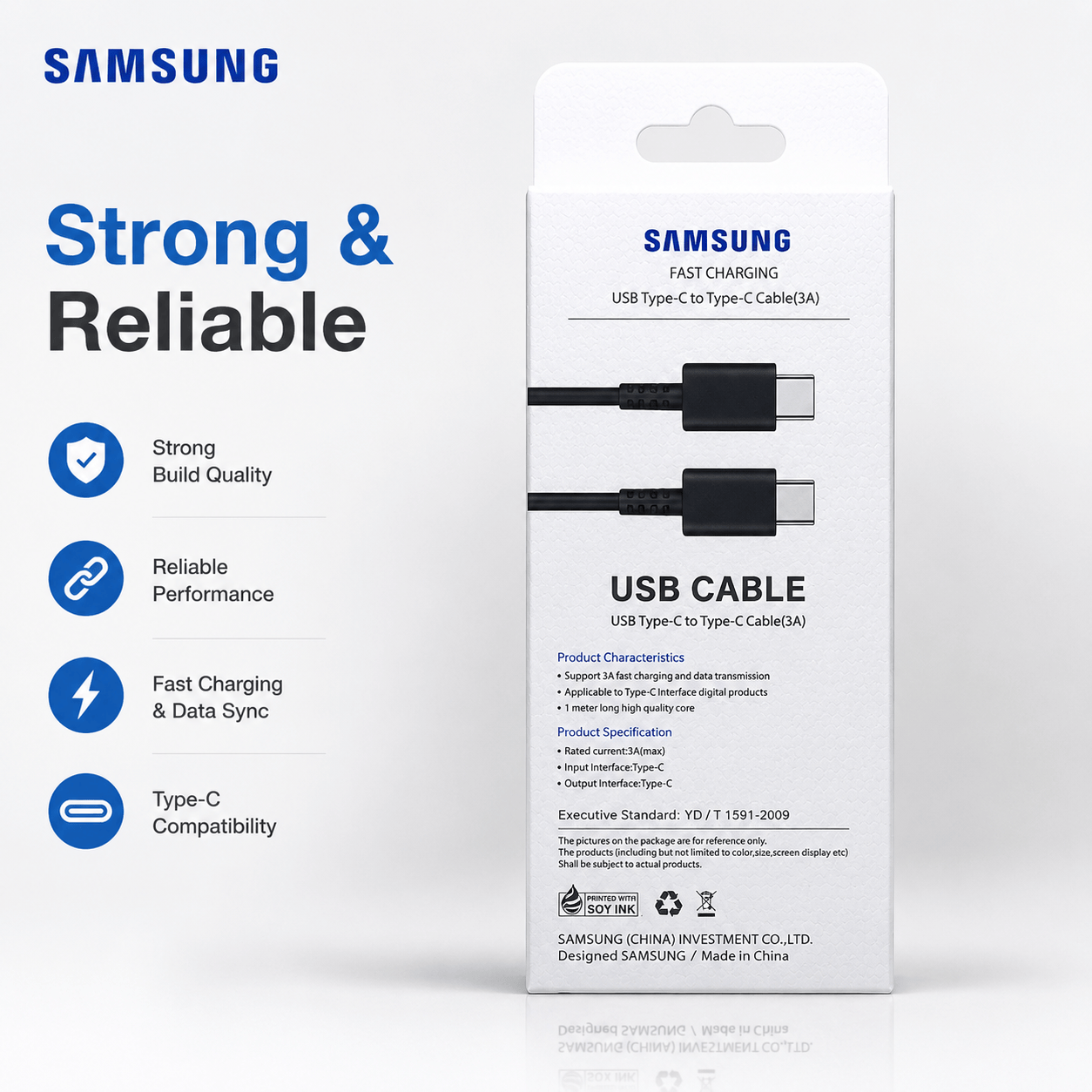 Samsung USB Type-C to Type-C Cable SariQart