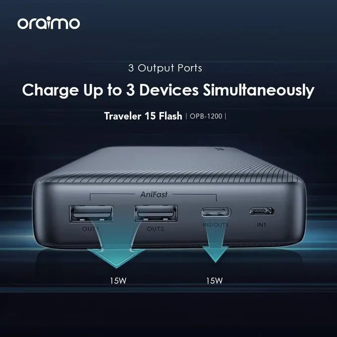 Oraimo 15W power bank OraimoSariQart Kogi State