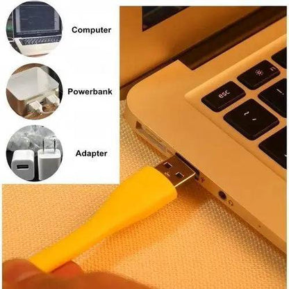 New SariQart laptop LED cable showing a close-up of the flexible, transparent cable with connectors for laptop display backlighting.